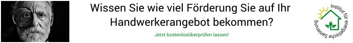 INFENSA Praktikum Das Institut Energieberatung Förderung Fördermittel Energetische Sanierung